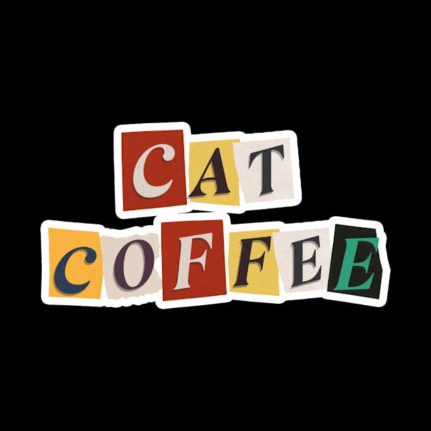 Cat Coffee Lover by LycheeDesign