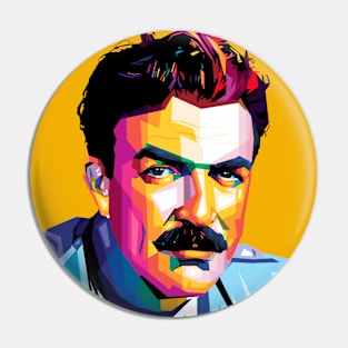 Tom Selleck Pin