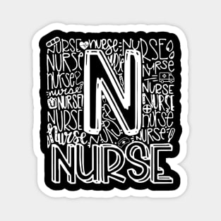 Nurse Typo Shirt Magnet