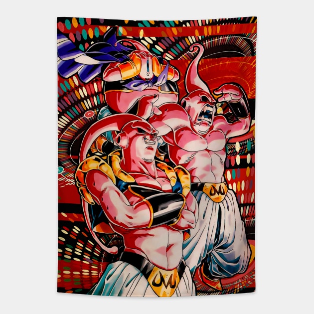 Ultimate Majin Buu Tapestry by syanart