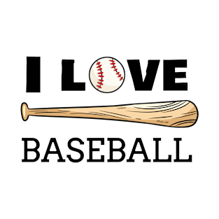 I Love Baseball T-Shirt