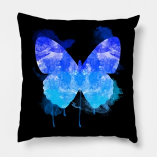 Butterfly watercolor Lagoon Pillow