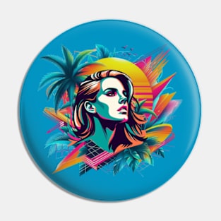 Lana Del Rey - Tropical Sunset Pin