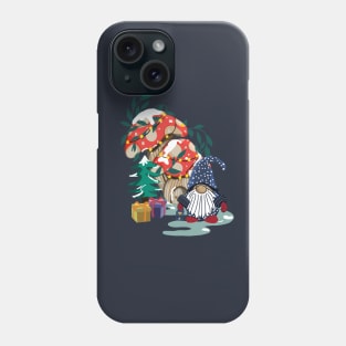 Christmas Gnomes celebrating Phone Case