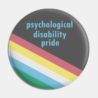 Psychological Disability Pride Pin