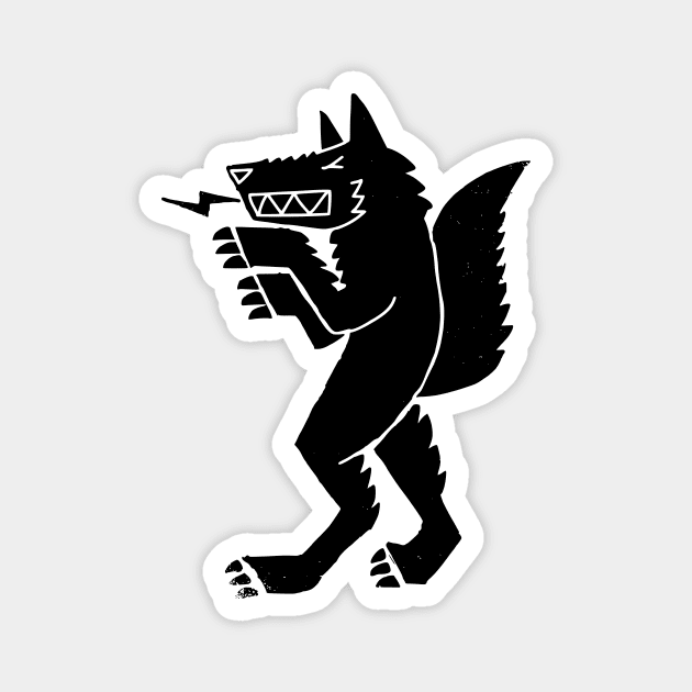 werewolf man wolf Magnet by MatthewTaylorWilson