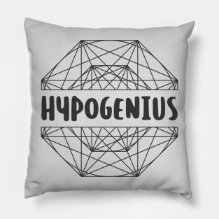 HypoGenius - Funny and idiotic Geometry Pillow