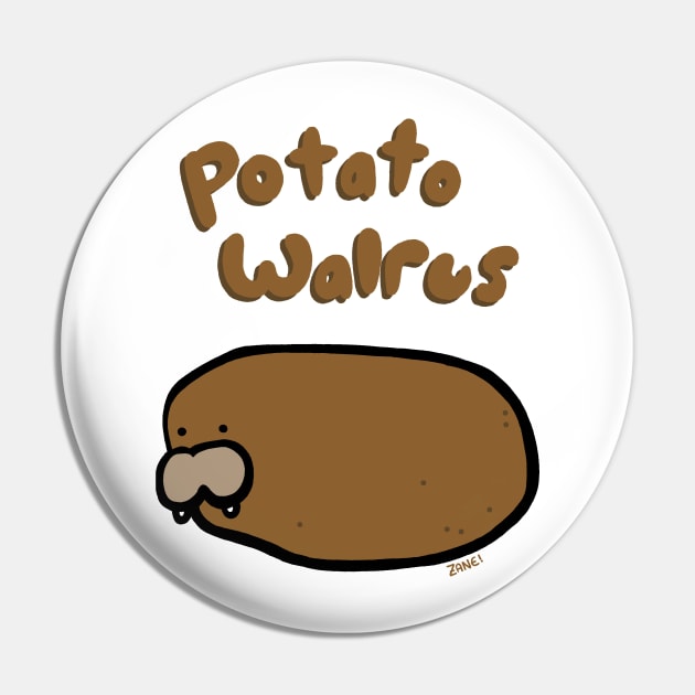 Potato Walrus Pin by Sudds