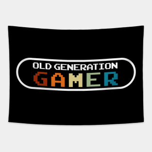 Old Generation Gamer Tapestry