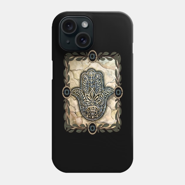 Hamsa Hand Phone Case by ArtisticEnvironments