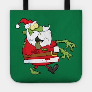 Santa Claus Zombie Merry Christmas Zombie Claus Tote