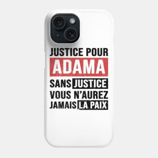 Justice Pour ADAMA Phone Case