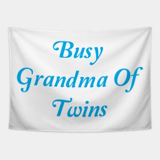 Busy Grandma Of Twins Tapestry