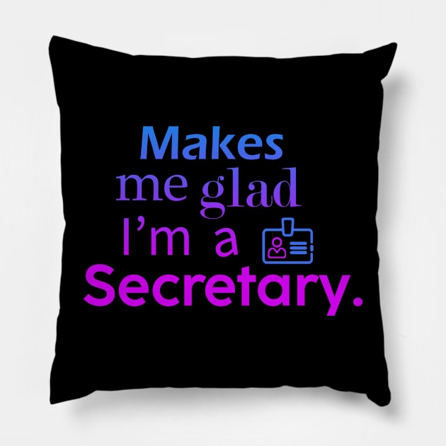 Secretary Design Pillow by Proway Design