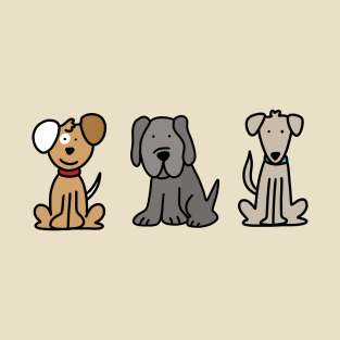 Three Pups T-Shirt