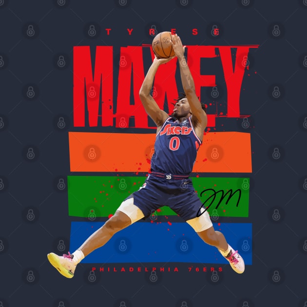 Tyrese Maxey by Juantamad