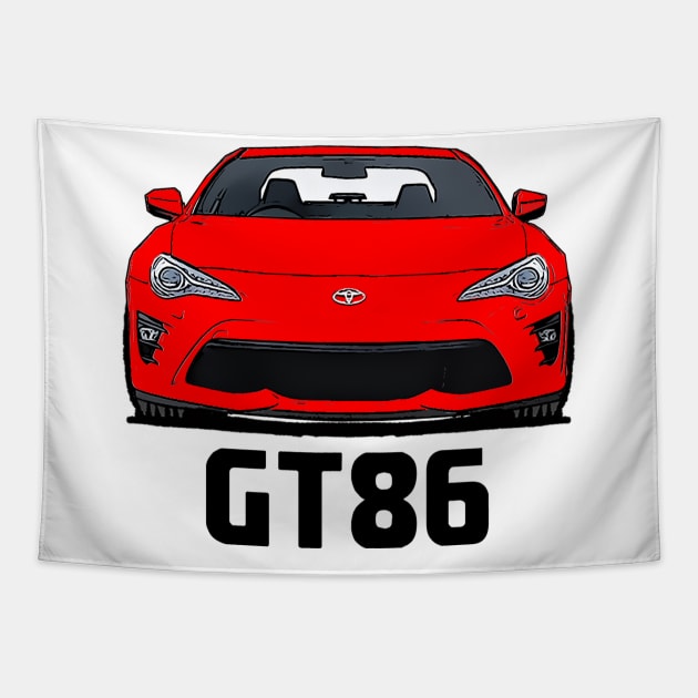 Toyota GT86/Subaru BRZ - Red Tapestry by Woreth