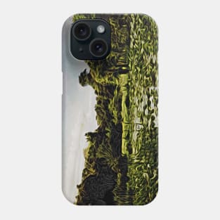 Water lily pond / Maléa is looking for the goblin - children's book WolfArt Phone Case