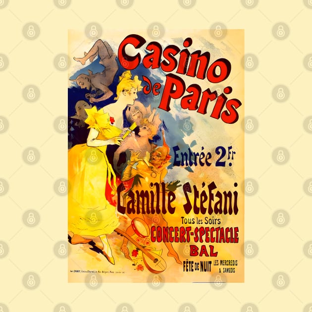 Casino de Paris - Vintage Art by TooplesArt