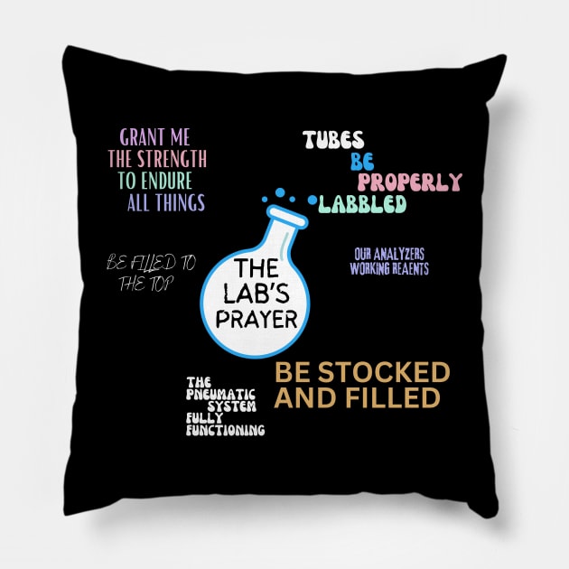 THE LAB'S PRAYER Pillow by TreSiameseTee