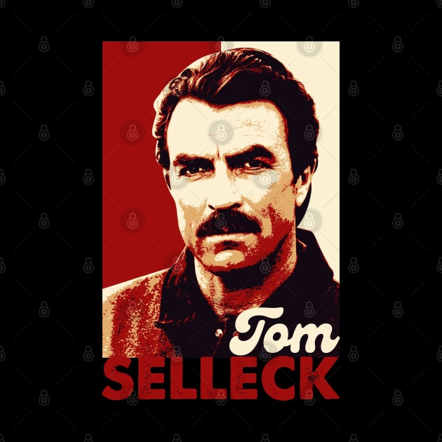 Tom Selleck Pop Art Style by mia_me