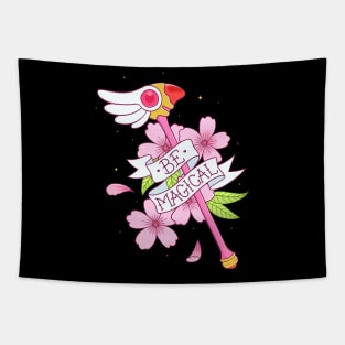 Cardcaptor Sakura Be Magical Tattoo Tapestry