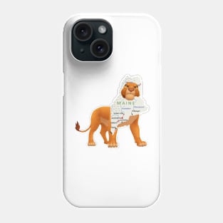 Maine in mane Phone Case