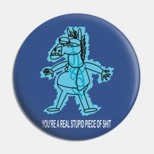 Bojack Piece of Shit 2 Pin