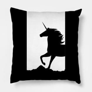 Unicorn Design - Unicorn Gift - I love Unicorns Illustration Unicorn Art Pillow