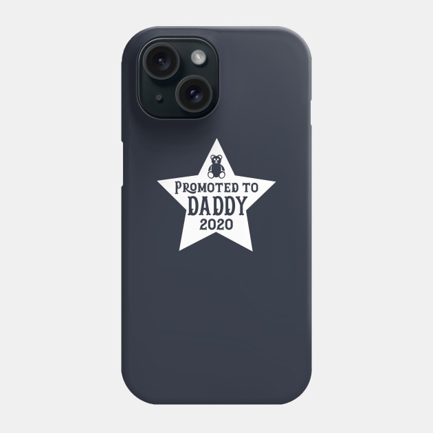 Promoted to Daddy 2020 New Dad First Time Dad Gift Funny Phone Case by teemaniac