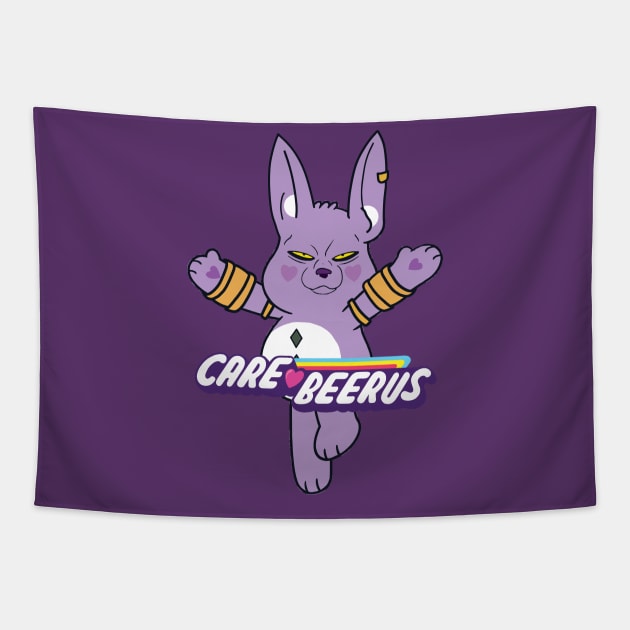 Care Beerus Tapestry by Tandit Store