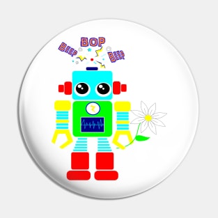 I am a robot Pin