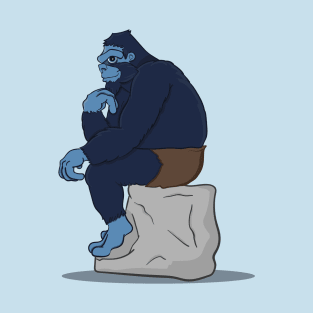 The Blue Ape Thinker T-Shirt