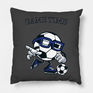 soccer game time Pillow