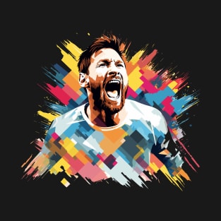 Celebration Lionel Messi in Inter Miami T-Shirt