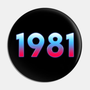 1981 Pin