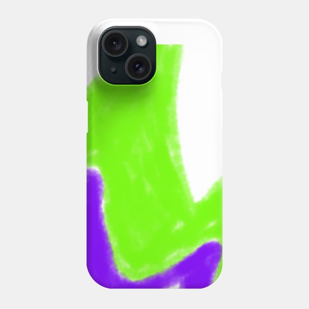 green blue abstract texture watercolor Phone Case by Artistic_st