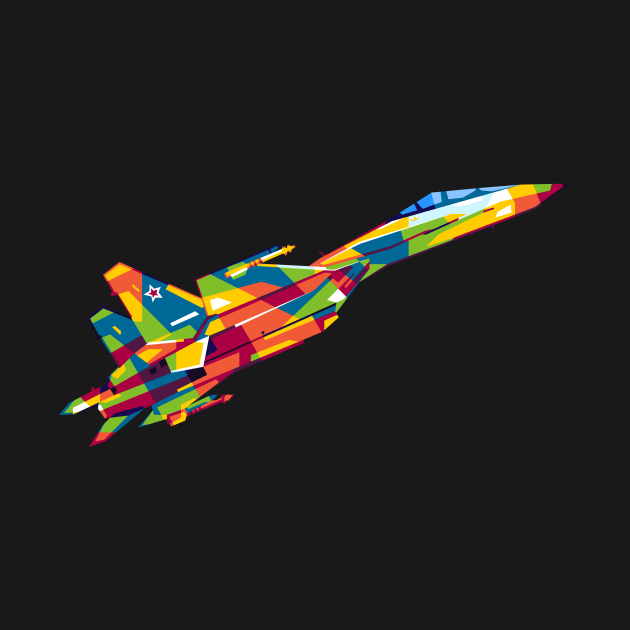 SU 35 Flanker by wpaprint