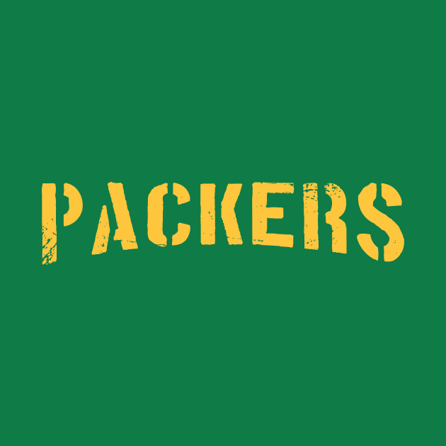PACKERS STENCIL by GS