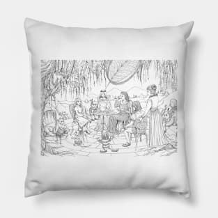 The Palace Garden Tea Party Pillow