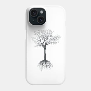 Tree witouth leaves Phone Case