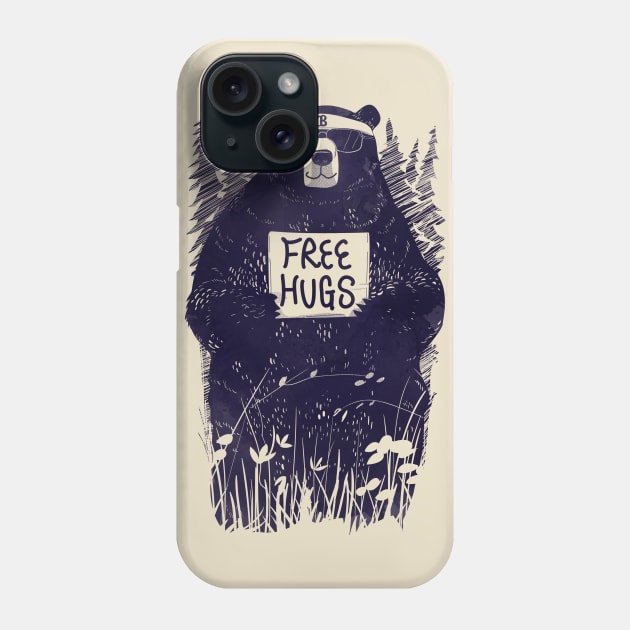 FREE HUGS Phone Case by Elan Harris