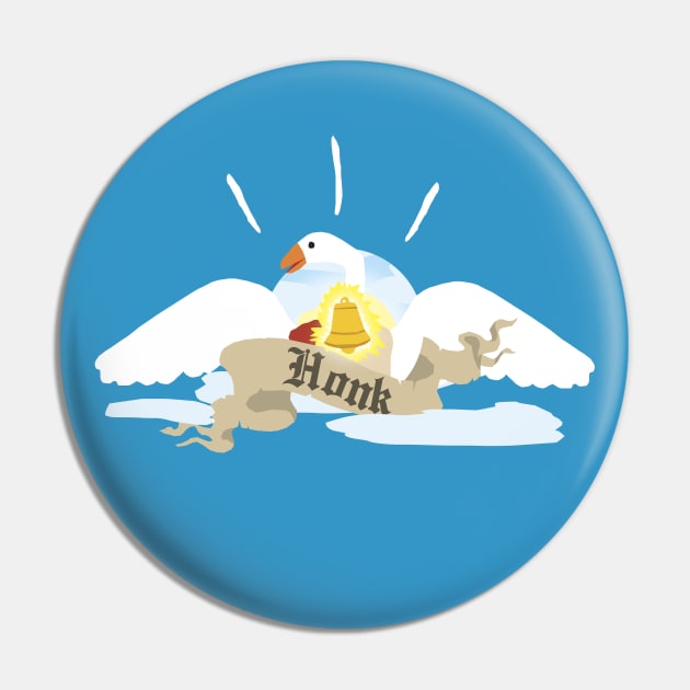 Holy Untitled Goose Pin by tyleraldridgedesign