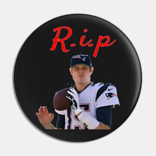 Rest In Peace Ryan Mallett, RIP Ryan Mallett Pin