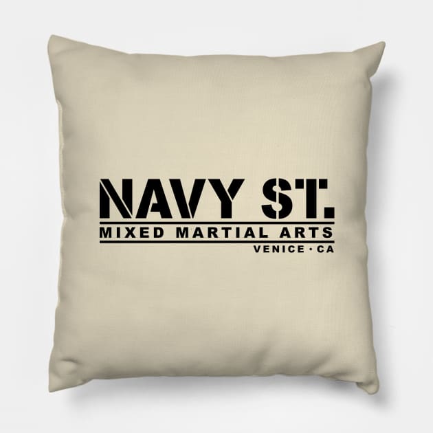 Navy St MMA Pillow by triggerleo