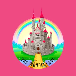 The Wonderland Magical Rainbow Castle T-Shirt