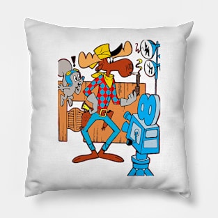 Cow boy Cartoon Pillow