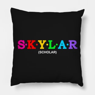 Skylar - Scholar. Pillow