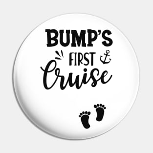 Pregnancy - Bump's first cruise Pin