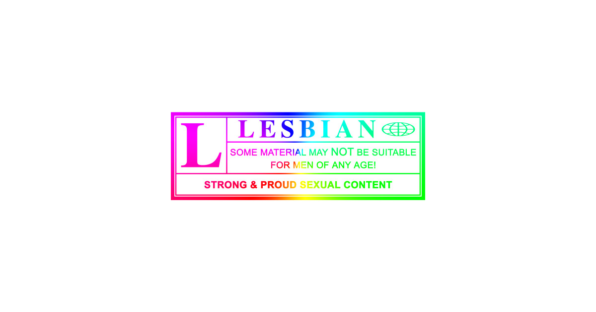 lesbian warning label - Lesbian Pride - T-Shirt | TeePublic
